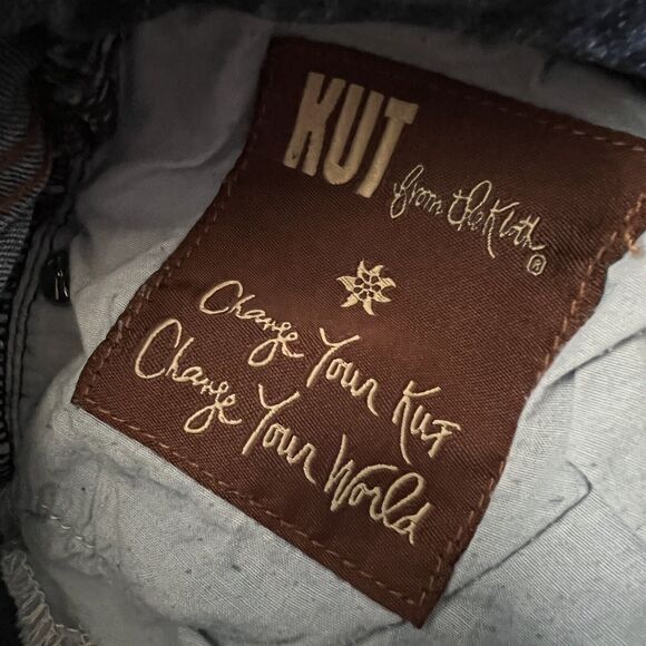 Kut From The Kloth Jeans Size 6 Connie Ankle Skinny Distressed Medium Wash - Picture 6 of 11